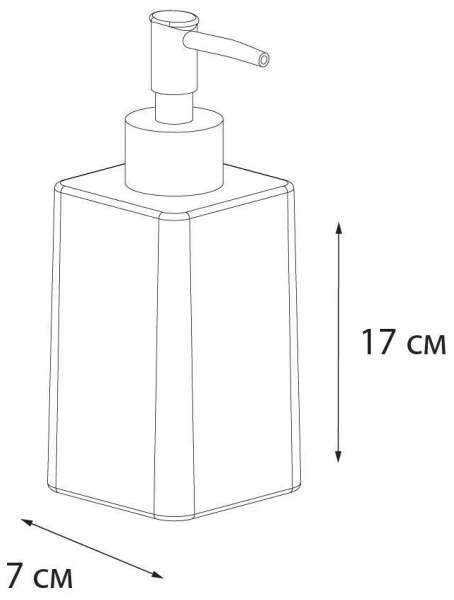Дозатор жидкого мыла Fixsen Twist FX-1569A-1